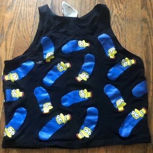 Marge Simpson crop top